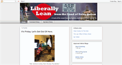 Desktop Screenshot of liberallylean.com
